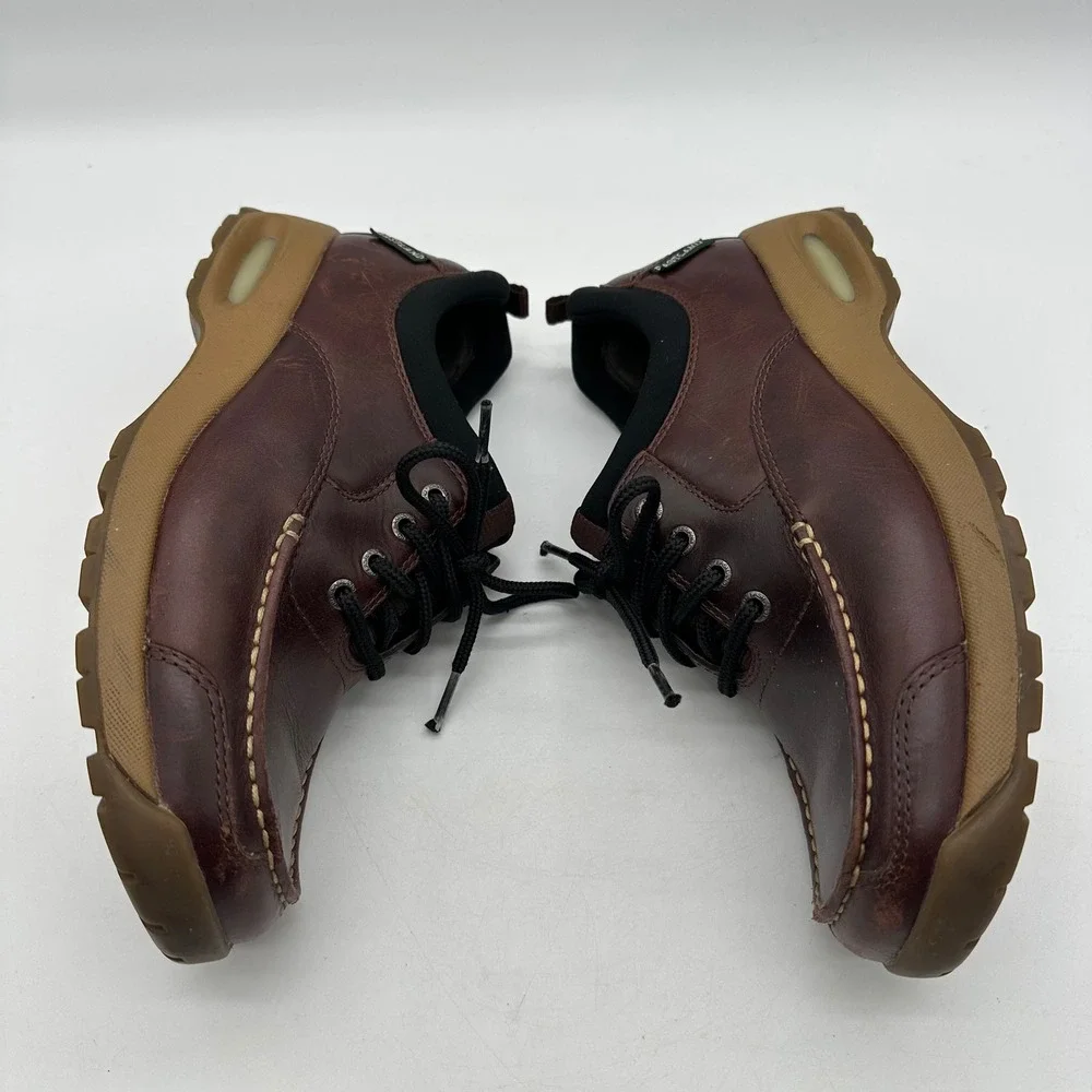 Eastland 3979 Mens Size 8M Burgundy‎ Leather Moc Toe Oxford Air Cushion Shoes